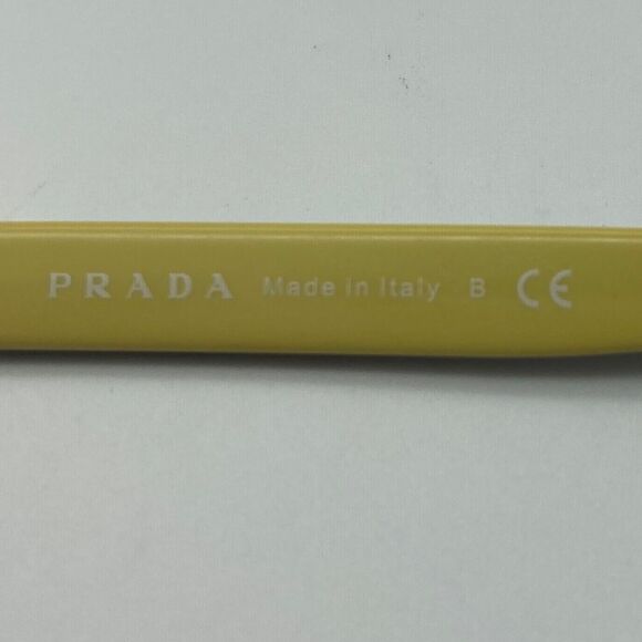 Prada VPR 07P Optical Eyewear 56-17-145 Tortoise/Yellow Made in Italy - Picture 7 of 12